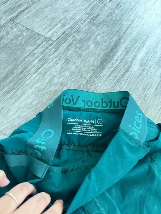 Outdoor voices Teal Green High-Waist Leggings - Picture 3 of 3